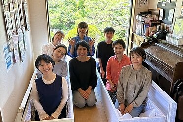 自分らしく生きる為の「納棺体験」を行いました。